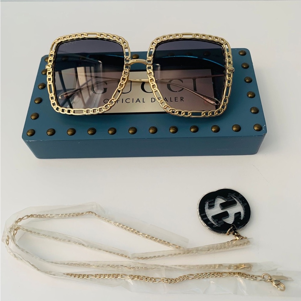 New Authentic Gucci's GG1033S Oversized sunglasses